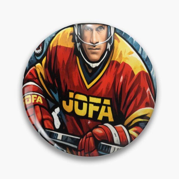 Item preview, Jofa Vintage Hockey Warrior – Classic Ice Legend Design designed and sold by CatLovers Studio.