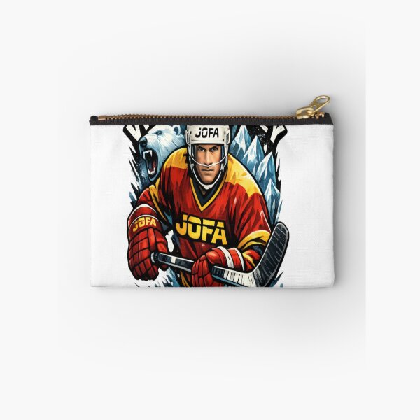 Item preview, Jofa Vintage Hockey Warrior – Classic Ice Legend Design designed and sold by CatLovers Studio.