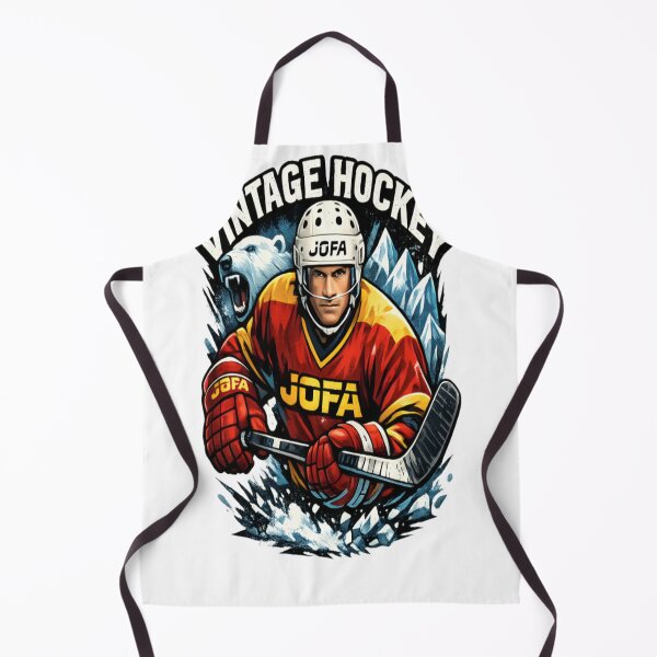 Item preview, Jofa Vintage Hockey Warrior – Classic Ice Legend Design designed and sold by CatLovers Studio.