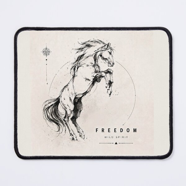Item preview, Freedom - Wild Horse Ink Drawing designed and sold by thirtyonestars.