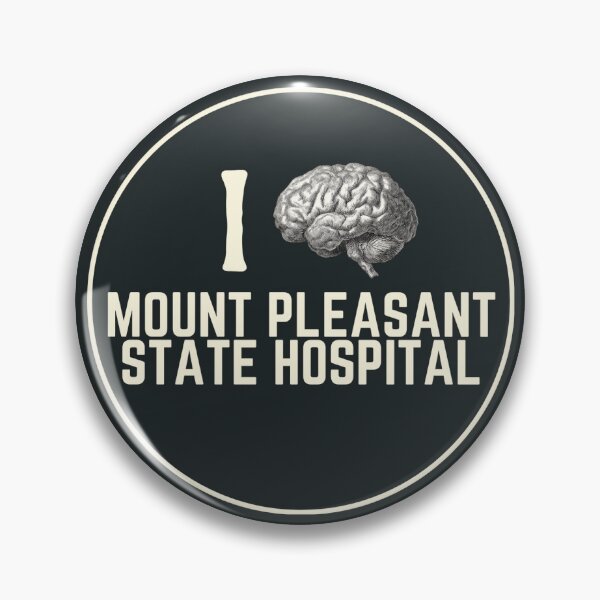 Item preview, I Love Mount Pleasant State Hospital Souvenir Bumper Sticker designed and sold by GhostlyWorld.