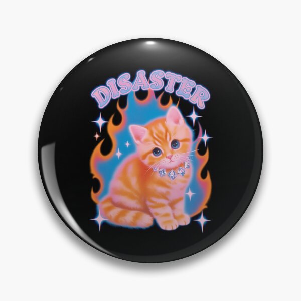 Item preview, Disaster kitten designed and sold by MendaciousMina.