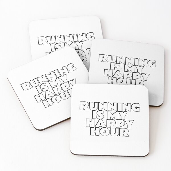 Item preview, Running Is My Happy Hour  designed and sold by Inspirationmotivation.