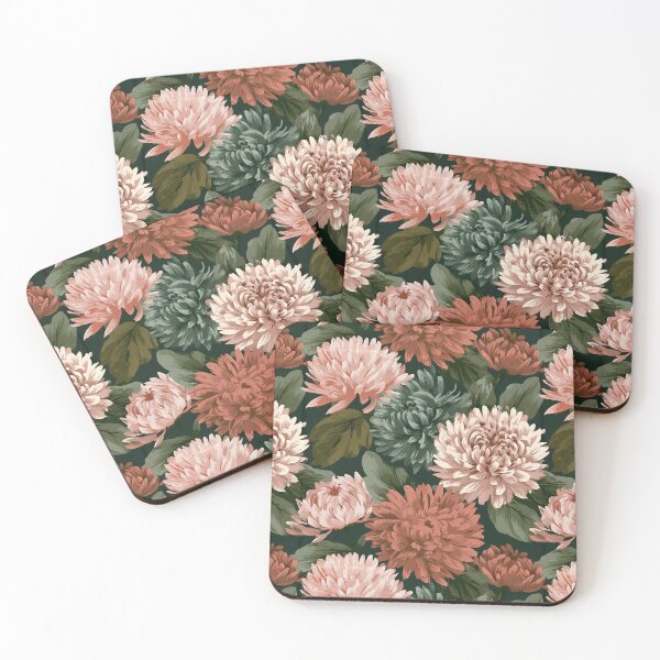 Item preview, Trendy Chrysanthemum Print - Tropical Flower Pattern   - Holiday Gift Sets designed and sold by RoyalStarsPatts.