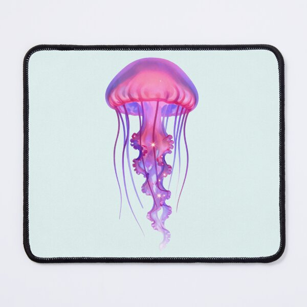 Item preview, Vibrant Cosmic Jellyfish Watercolor Art designed and sold by Violet-Forge.