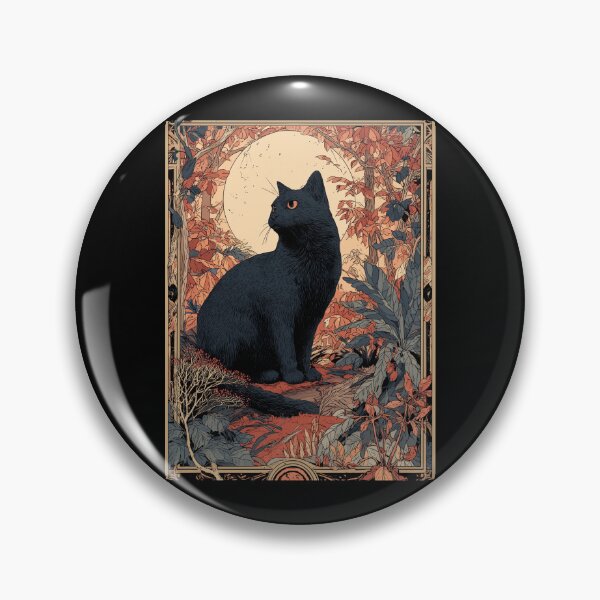 Item preview, Art nouveau cat designed and sold by MendaciousMina.