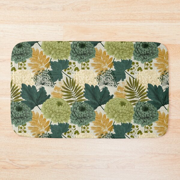 Item preview, Elegant Chrysanthemum Print  - Flower Garden Pattern   - Housewarming Gift Ideas designed and sold by RoyalStarsPatts.