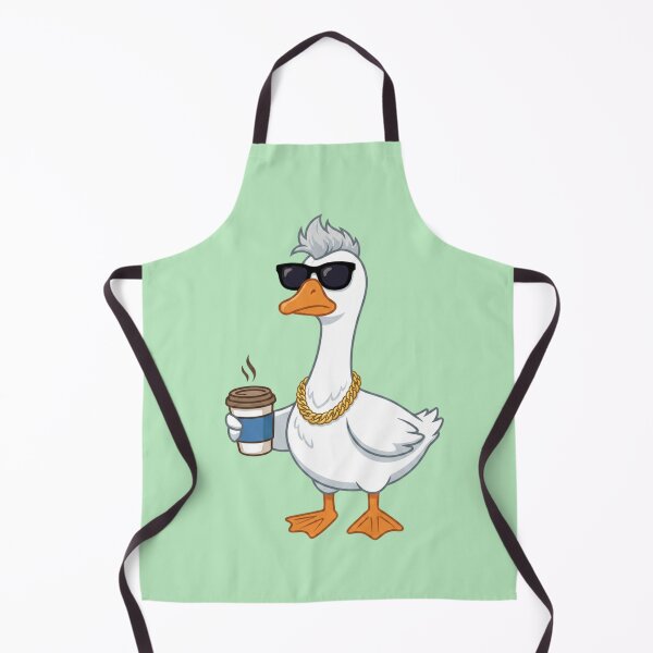 Item preview, cool Duck with Coffee & Chain designed and sold by Violet-Forge.
