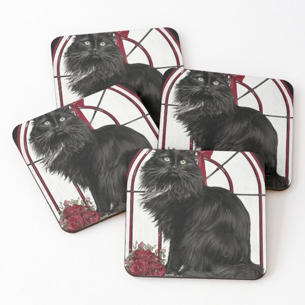 Item preview, Retro black cat designed and sold by MendaciousMina.