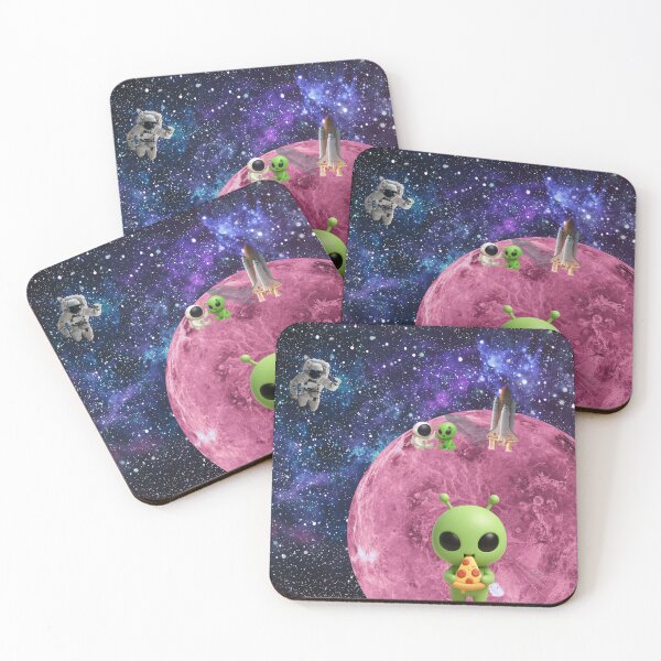 Item preview, Alien Eating Pizza designed and sold by Violet-Forge.