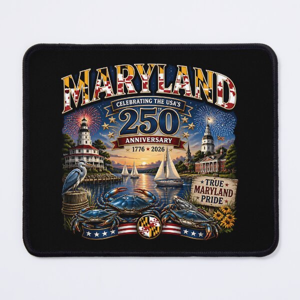 Item preview, Maryland 250th Anniversary True MD Pride Crabs designed and sold by No Limits T-Shirts.