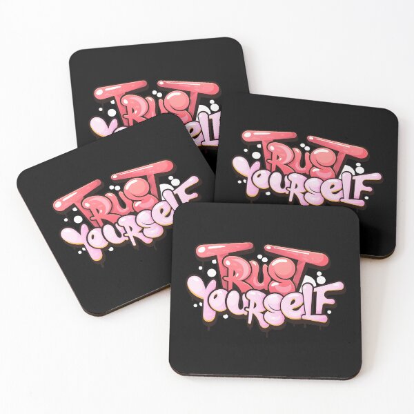 Item preview, Bubble Graffiti Trust Yourself Typography designed and sold by Khadigadesings.