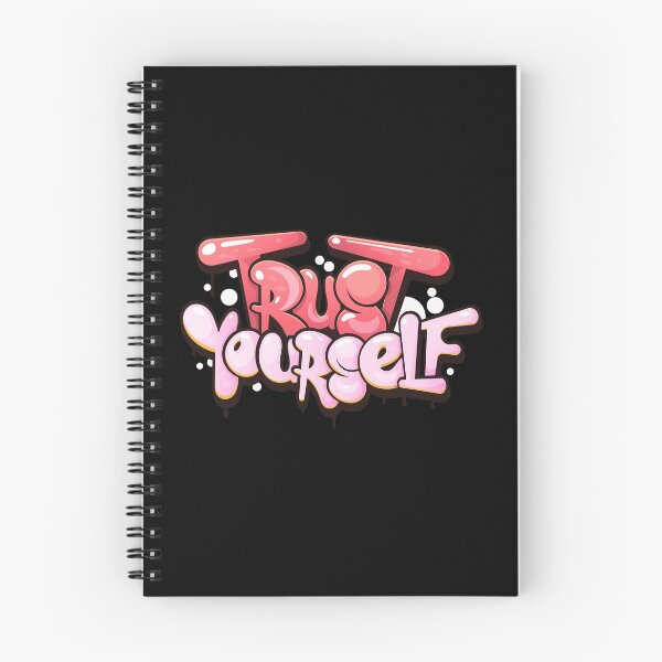 Item preview, Bubble Graffiti Trust Yourself Typography designed and sold by Khadigadesings.