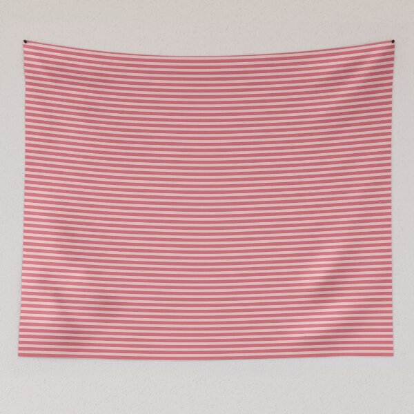 Item preview, Minimalist Cherry Red and Soft Pink Horizontal Stripes Phone Case Gift for Her | Coquette Pink Striped Journal for Girls | Cherry Red and Pink Striped Tote Bag Gift for Mom designed and sold by VivaFy.