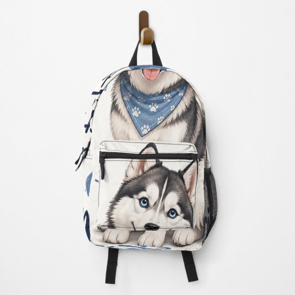 Item preview, My Best Friend Has a Fluffy Tail — Cute Husky Dog Design designed and sold by alw951.