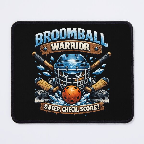 Item preview, Broomball Warrior – Sweep Check Score designed and sold by SidTastic .