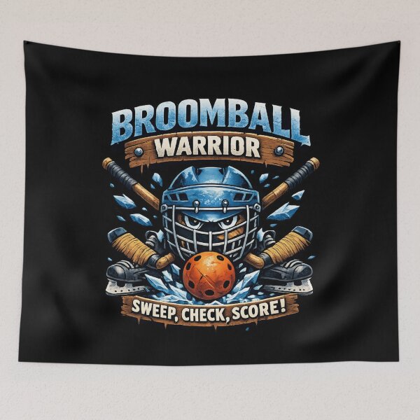 Item preview, Broomball Warrior – Sweep Check Score designed and sold by SidTastic .