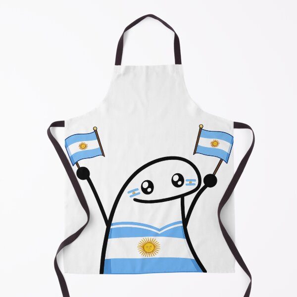 Item preview, Kawaii Character Celebrating Argentina | Argentine Patriotic Fan Art designed and sold by HeyHas.