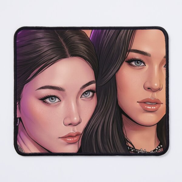 Item preview, LO Eye Luv U GL Series Lgbtq+ Sapphic Decor Poster Print Art Comic Saying  designed and sold by Mind Space.