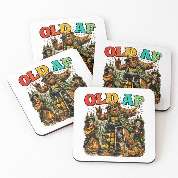 Item preview, Old AF Bigfoot  designed and sold by NativeGraffix.