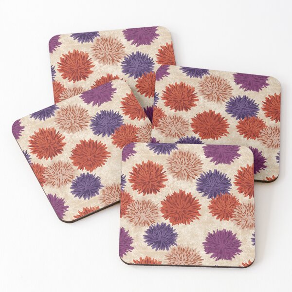 Item preview, Stunning Chrysanthemum Flower  - Retro Flower Floral   - One Year Anniversary Gifts designed and sold by RoyalStarsPatts.