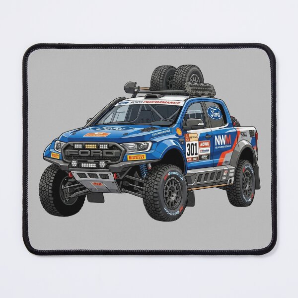 Item preview, Ford Ranger Dakar Rally Truck Custom Offroad Race Pickup Illustration designed and sold by Motorline44.