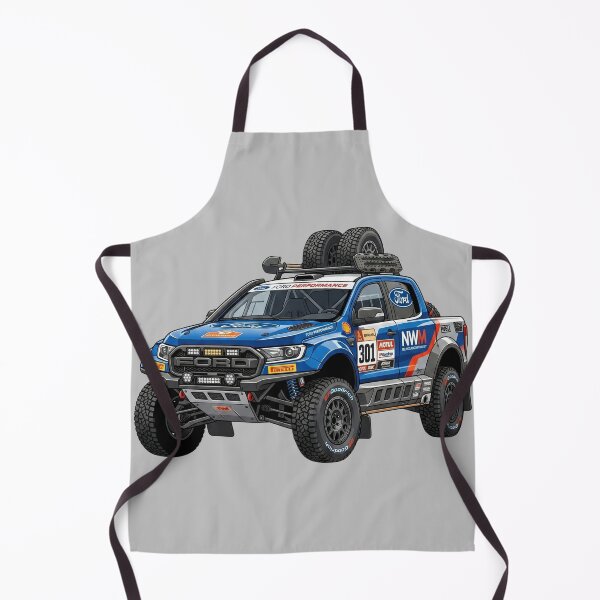 Item preview, Ford Ranger Dakar Rally Truck Custom Offroad Race Pickup Illustration designed and sold by Motorline44.