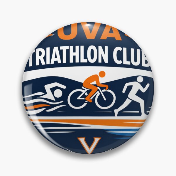Item preview, UVA tri club basic circle sticker designed and sold by sophkcurtis.