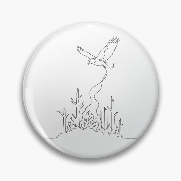 Item preview, Eagle flying over forest fire designed and sold by Applecrunch.