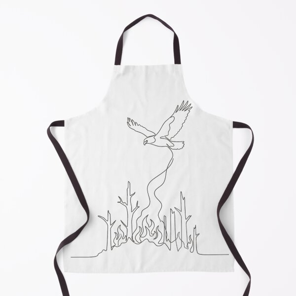 Item preview, Eagle flying over forest fire designed and sold by Applecrunch.
