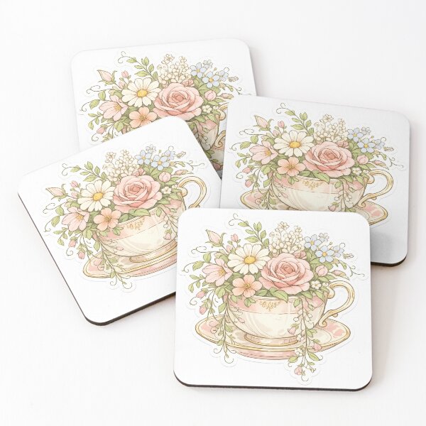 Item preview, Blooming Teacup Botanical Garden Sticker designed and sold by NeoSakura.