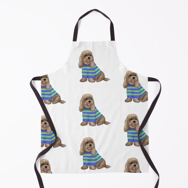 Item preview, Cute Dog in a Striped Jumper designed and sold by StephPeacockArt.