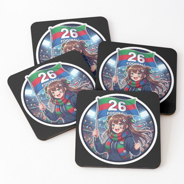 Item preview, Kawaii Soccer Fan Girl World Cup 2026 Sticker designed and sold by sillyweas.