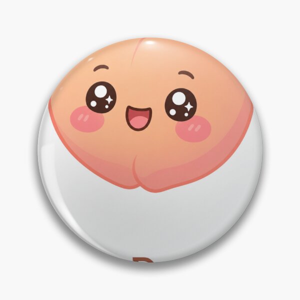 Item preview, Just Peachy Sweet Kawaii Peach with Saying designed and sold by BoosterShop.
