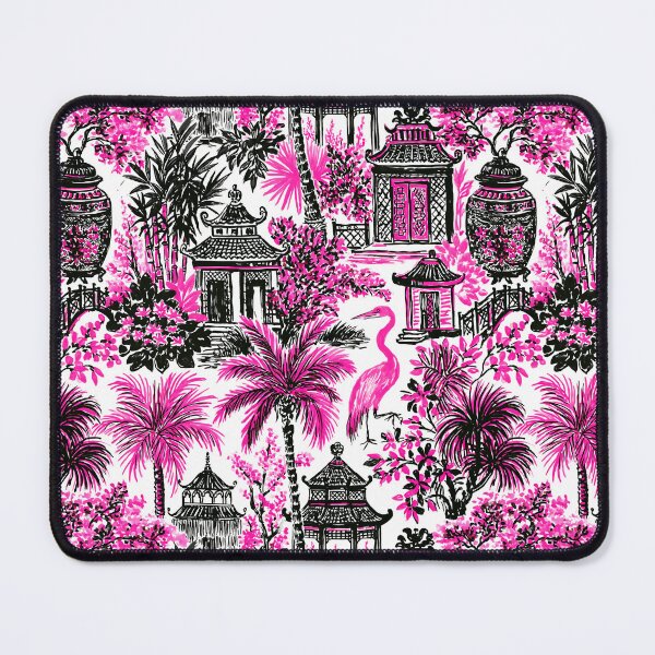 Item preview, Pink and Black Chinoiserie designed and sold by ThePreppyArtist.