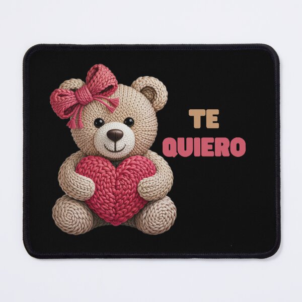 Item preview, Cute Crochet Teddy Bear Te Quiero Heart designed and sold by A touch of creativity.