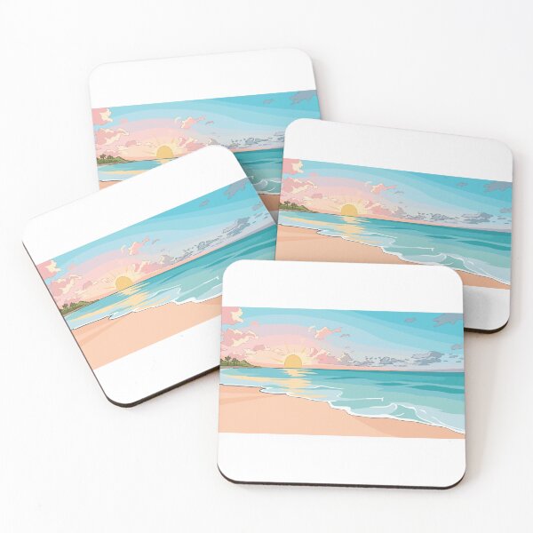 Item preview, The Beautiful Beach designed and sold by PopPucks.