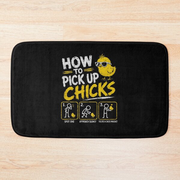 Item preview, How To Pick Up Chicks Funny Dating Humor Relationship Men Singles Pun Gift designed and sold by HumansStuck12.