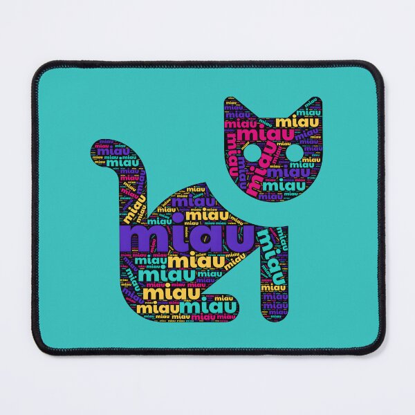 Item preview, Four colors cat word cloud Meow meow meow designed and sold by ParadoxParadox.