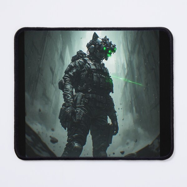 Item preview, "Futuristic Military Cyber Warrior" designed and sold by JMAVILA ART.