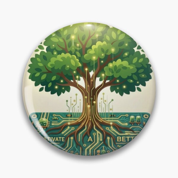 Item preview, Cultivate a Better Future - Solarpunk Circuit  designed and sold by VibeSource.
