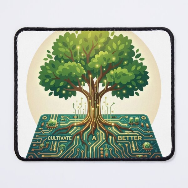 Item preview, Cultivate a Better Future - Solarpunk Circuit designed and sold by VibeSource.