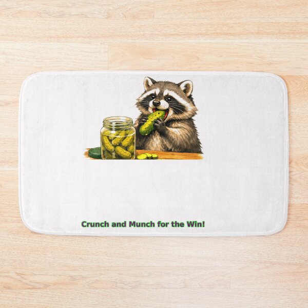 Item preview, Funny Raccoon Eating Pickle Shirt designed and sold by Chaotic Critters.