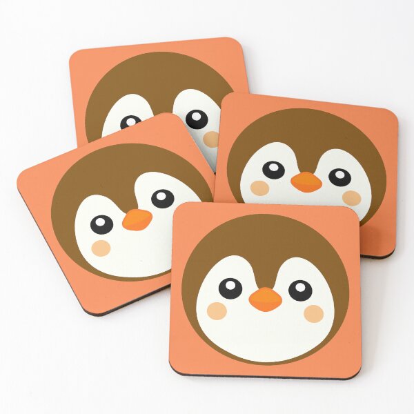 Item preview, CUTE  Baby Penguin face designed and sold by DibujandoPorfa.