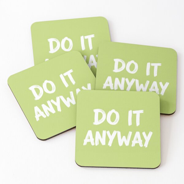 Item preview, Do It Anyway | Minimalist Motivational Typography designed and sold by HeyHas.