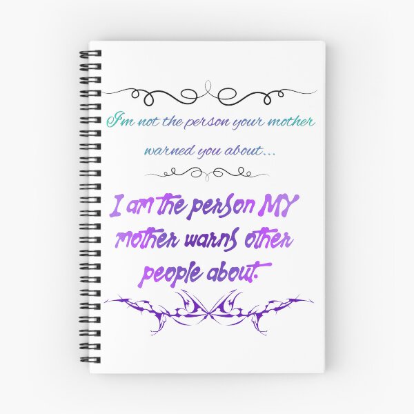 Item preview, I'm not the person your mother warned you about... designed and sold by making it groovy. .