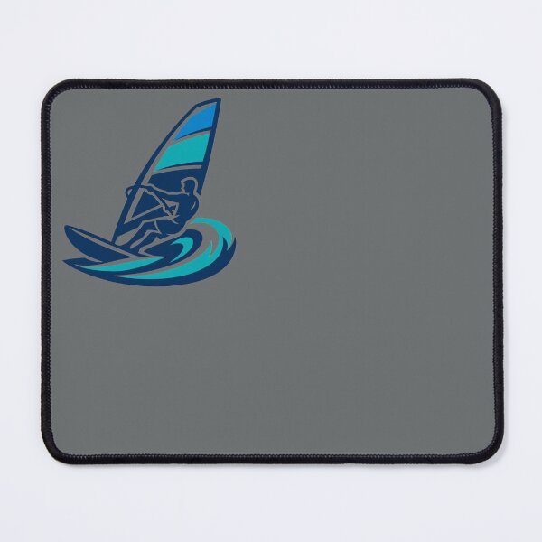Item preview, Sea Vibes - Blue Windsurfer Silhouette designed and sold by SilentPowerArt.