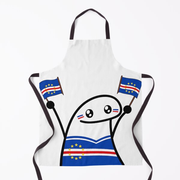 Item preview, Kawaii Character Celebrating Cape Verde | Patriotic Design designed and sold by HeyHas.
