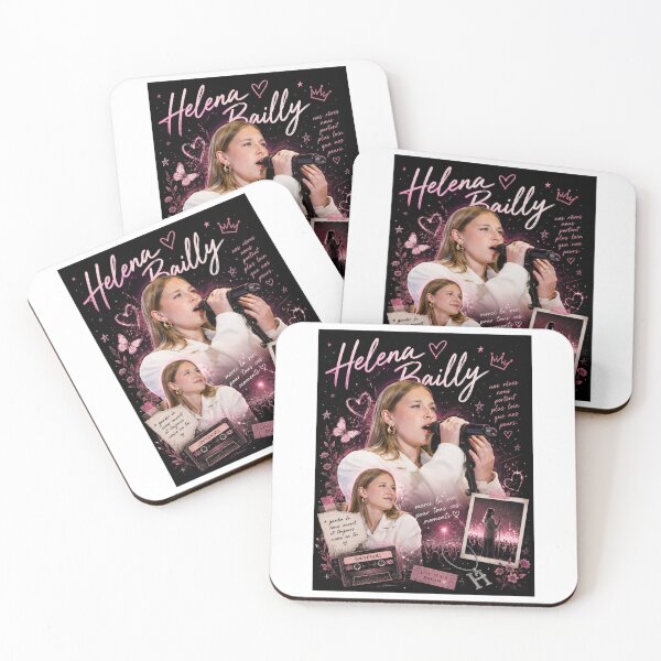 Aperçu de l'œuvre Helena Bailly Fan Art Poster | Dreamy Pop Concert Aesthetic T-Shirt créée et vendue par NathalieTecher.