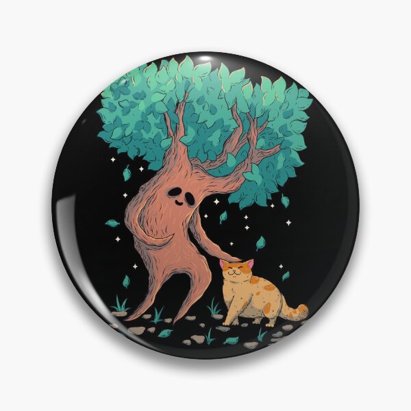 Item preview, Tree Creature Petting Cat designed and sold by DreamingPainter.